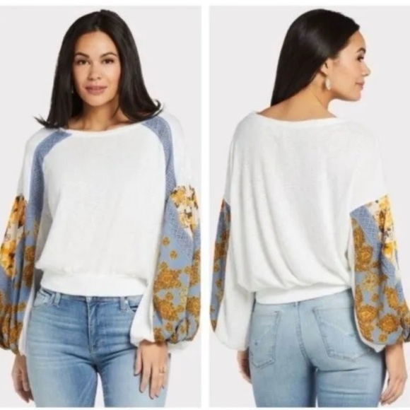 Free People Tops - Free People Casual Clash Thermal Top Size Small
